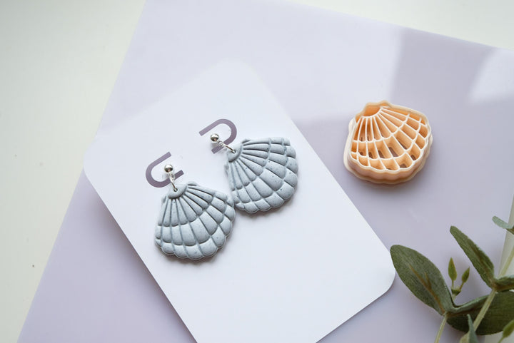 Sea Shell Polymer Clay Cutter: Earring Making Supplies