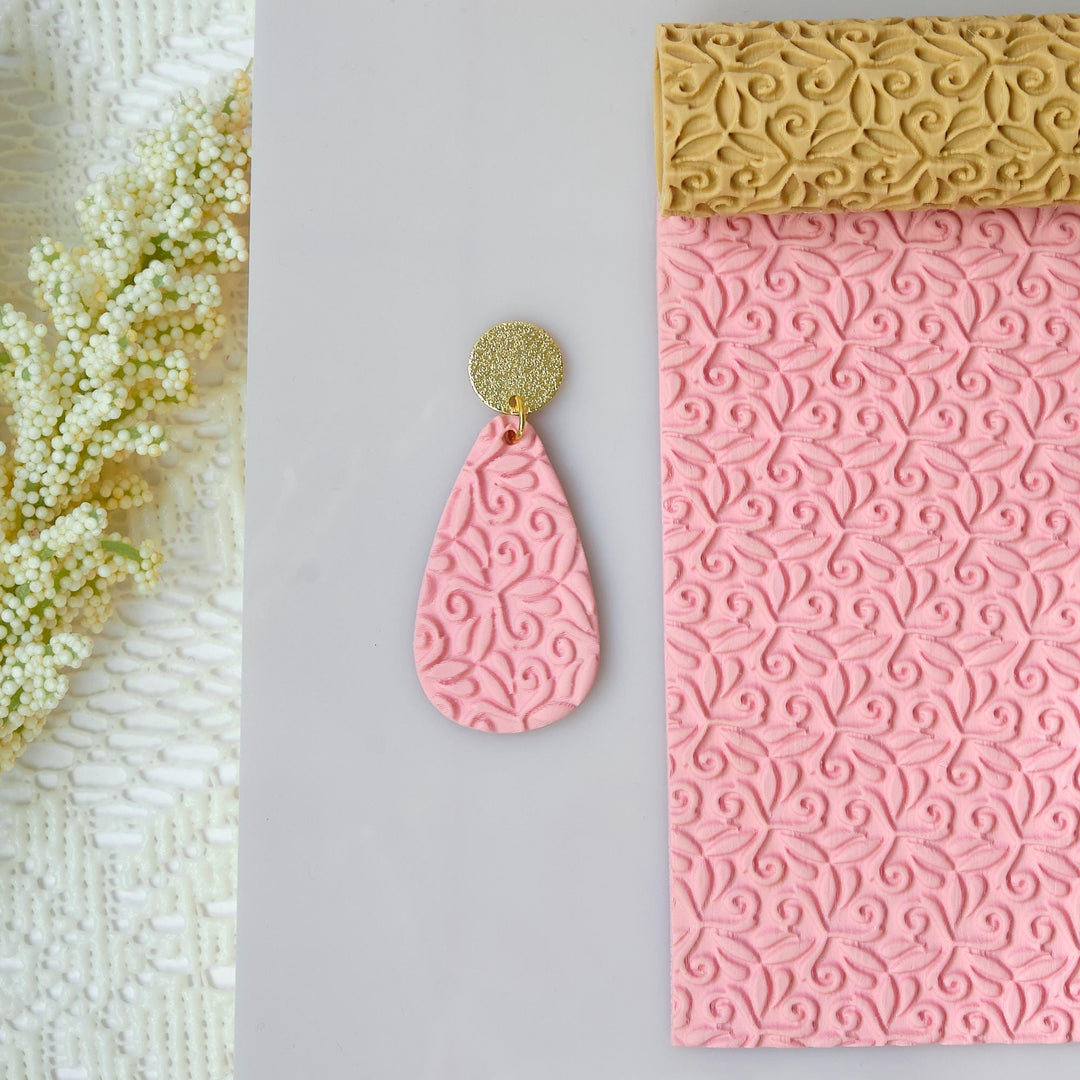 Art Deco Polymer Clay Texture Rollers: Jewelry & Crafts, Set of 5