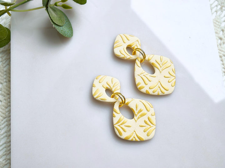 No-Drill Clay Cutter – Geometric Polymer Clay Cutter Set for Modern DIY Earrings, Organic Shape Molds, Minimalist Jewelry Making Tool