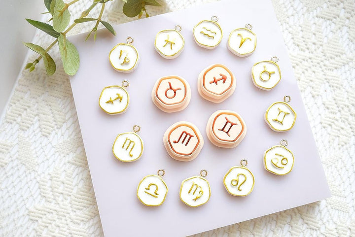 Zodiac Sign Polymer Clay Cutter: Astrology Symbol Earring Tool, Horoscope Earrings, Earring making tool