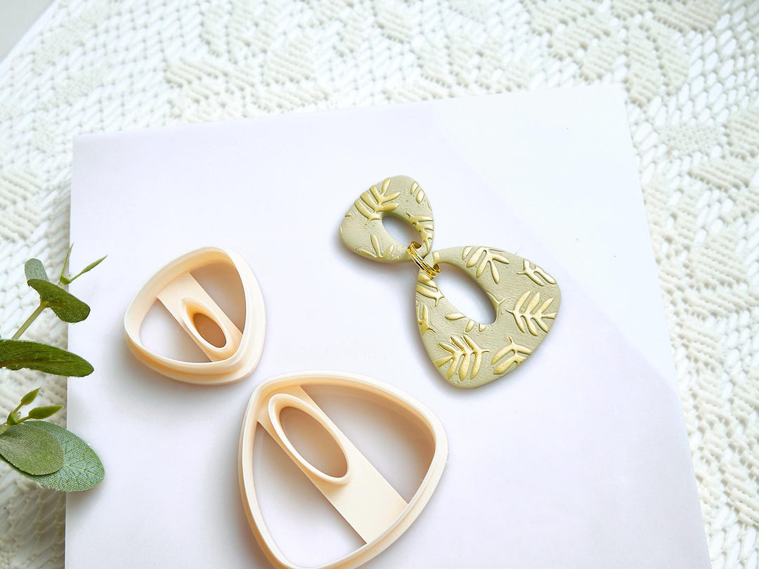 Polymer Clay Earring Cutters: Modern Organic Shapes, 3D Printed
