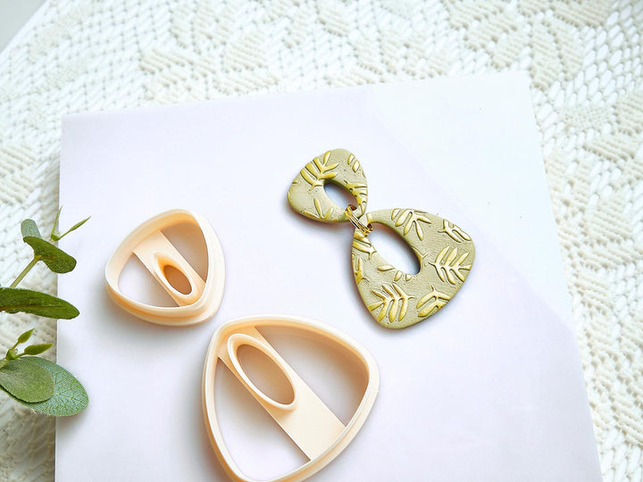 Polymer Clay Earring Cutters: Modern Organic Shapes, 3D Printed