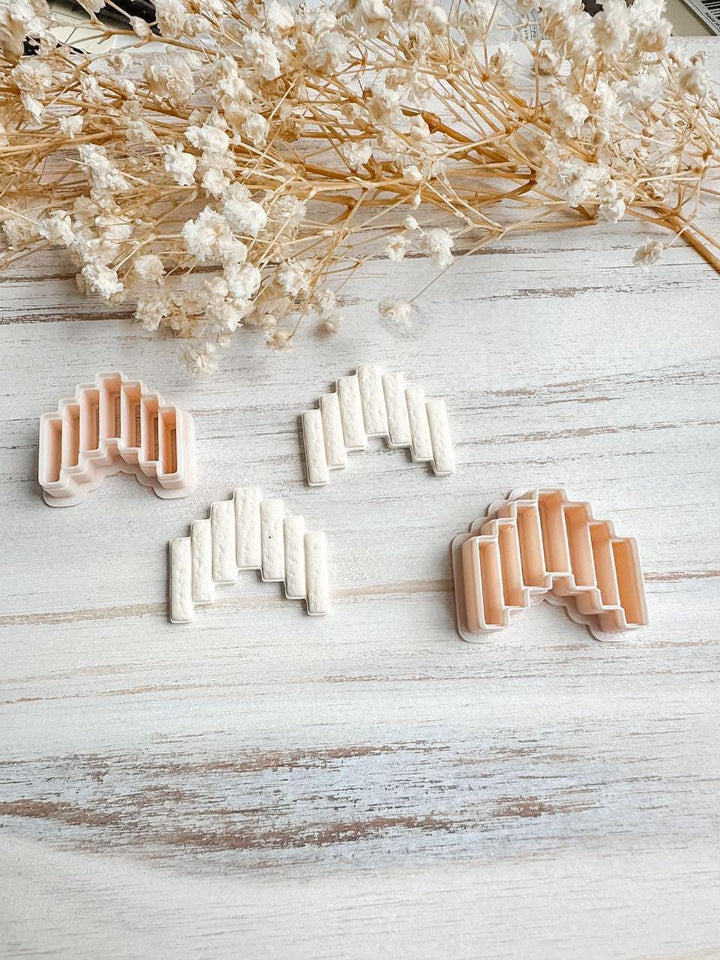 Aztec Arch Polymer Clay Cutter STL File – Digital Download for Earrings & DIY Crafts – Boho Tribal Clay Cutter for 3D Printing