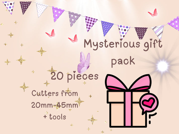 Mystery Box Polymer Clay Cutters & Tools : 20-Piece Crafting Set, Polymer Clay Cutter Gift for artists