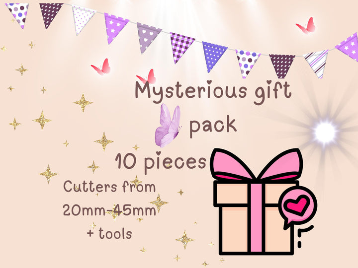 Mystery Box Polymer Clay Cutters & Tools : 20-Piece Crafting Set, Polymer Clay Cutter Gift for artists
