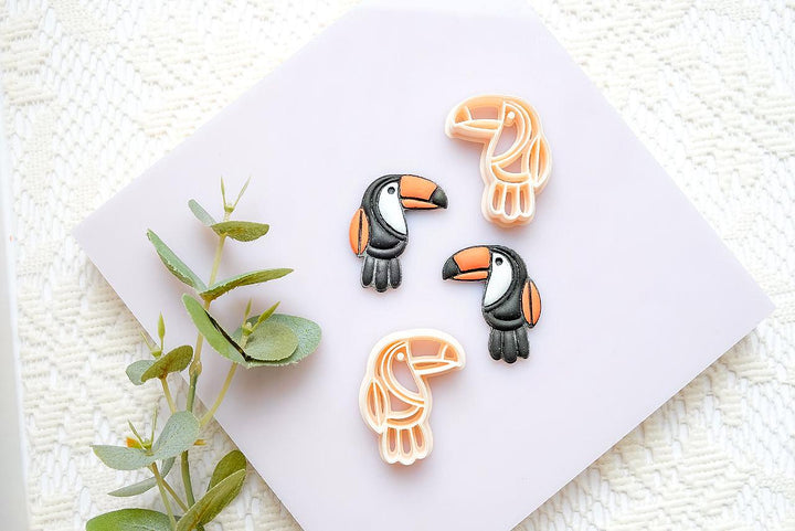 Toucan Polymer Clay Cutter: Tropical Bird Earring & Craft Tool