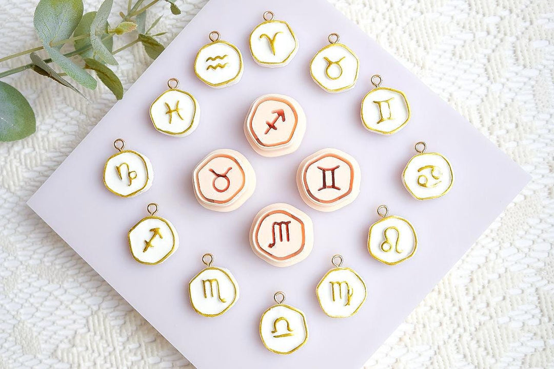 Zodiac Sign Polymer Clay Cutter: Astrology Symbol Earring Tool, Horoscope Earrings, Earring making tool