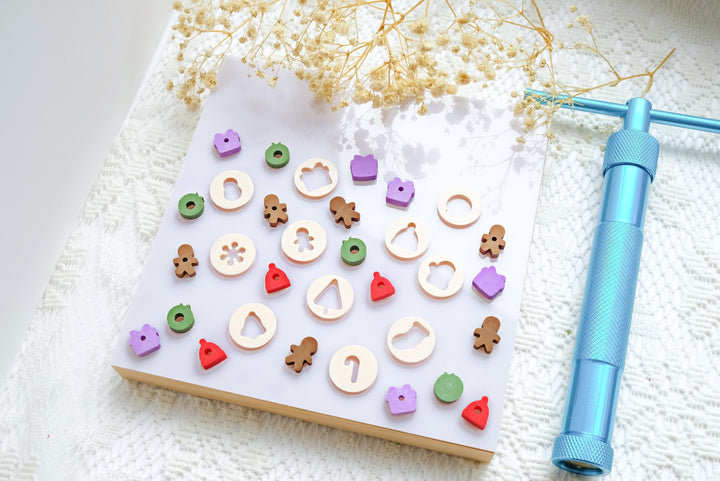 Polymer Clay Extruder Discs with Hole Inserts: Hollow Bead Making