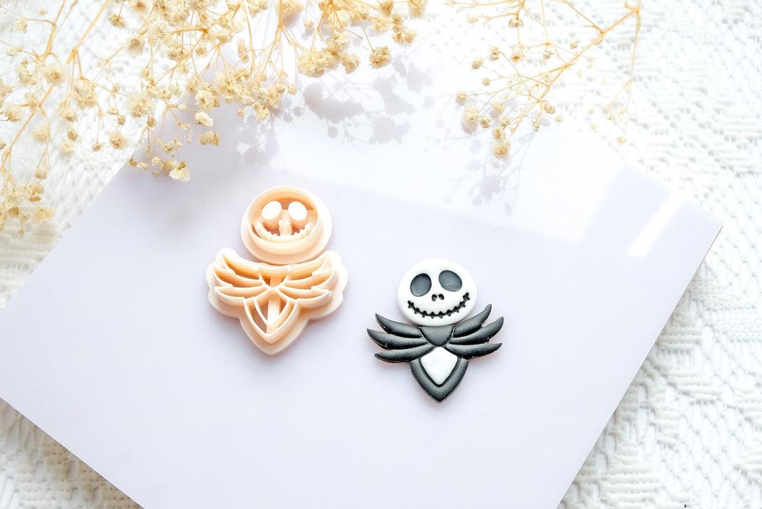 Jack Skellington Tuxedo Polymer Clay Cutter Set: Nightmare Before Christmas DIY