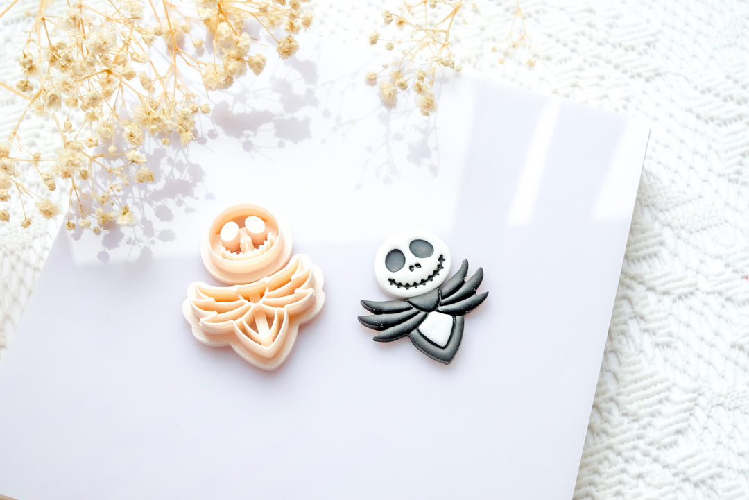 Jack Skellington Tuxedo Polymer Clay Cutter Set: Nightmare Before Christmas DIY