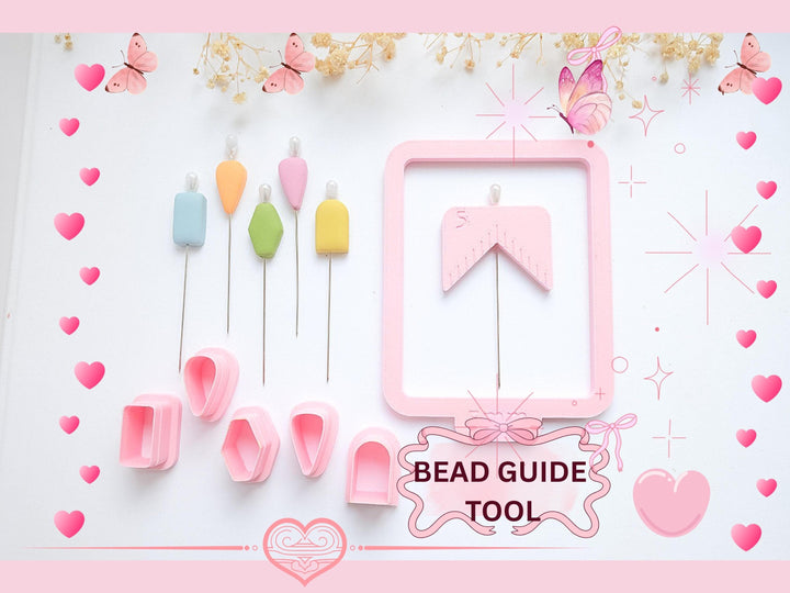 Polymer Clay Bead Hole Maker Kit – Adjustable 3–6mm Depth Guides for Beads, DIY Jewelry Tools