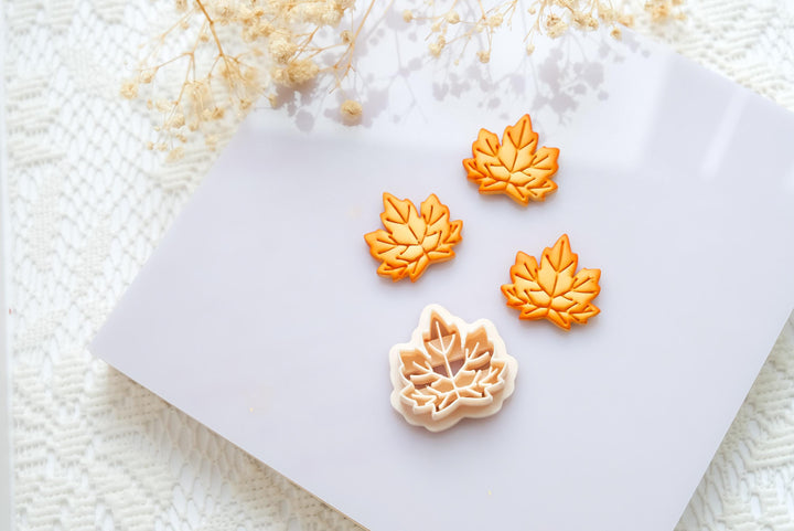 Maple Leaf Clay Cutter – Autumn Leaf Polymer Clay Earring Jewelry Tool