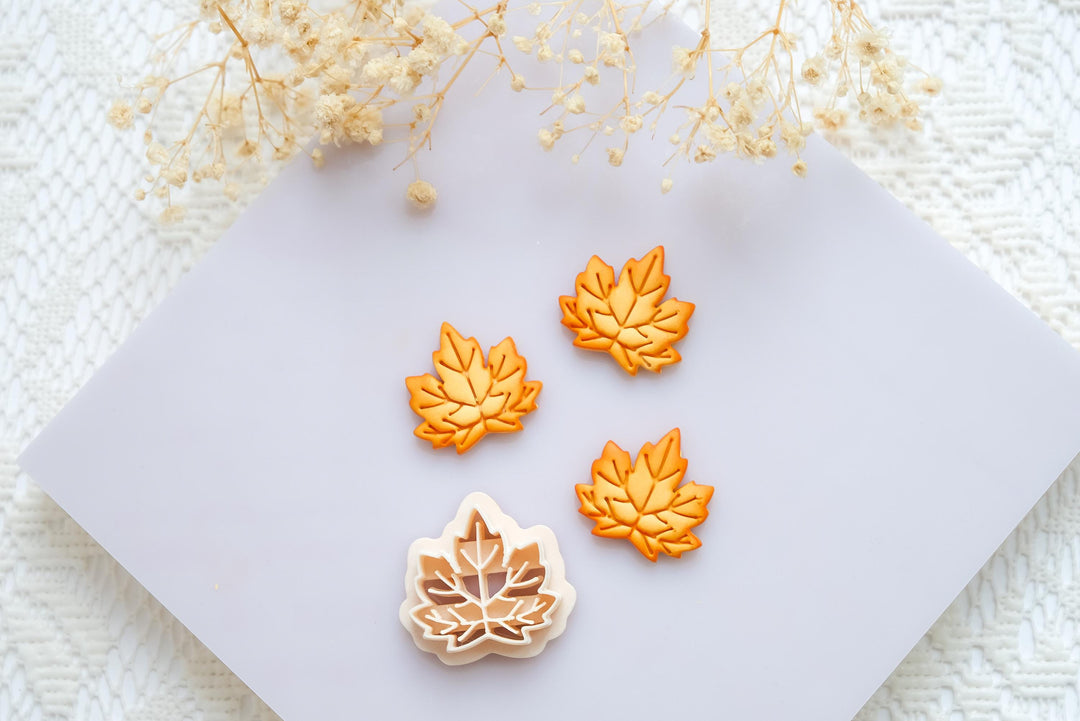 Maple Leaf Clay Cutter – Autumn Leaf Polymer Clay Earring Jewelry Tool
