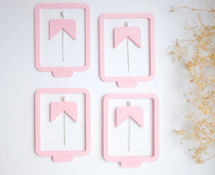 Polymer Clay Bead Hole Maker Kit – Adjustable 3–6mm Depth Guides for Beads, DIY Jewelry Tools