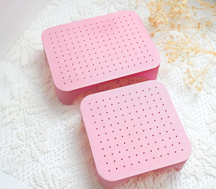 Stud Earrings Holder Stand – UV Resin Coated Display Organizer | Jewelry Display Stand for Earrings, Resin Craft Jewelry Storage