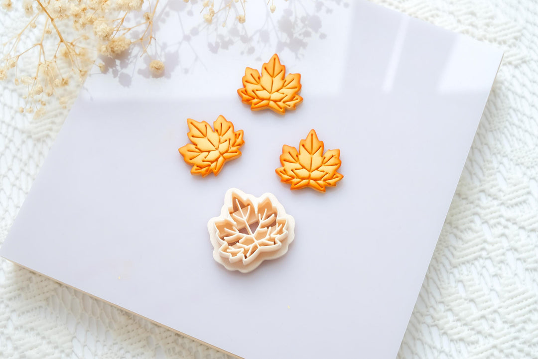 Maple Leaf Clay Cutter – Autumn Leaf Polymer Clay Earring Jewelry Tool