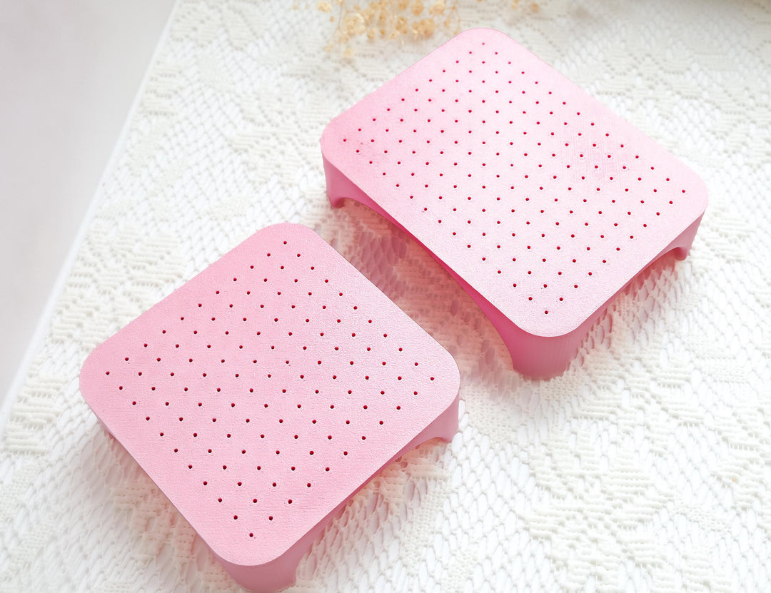 Stud Earrings Holder Stand – UV Resin Coated Display Organizer | Jewelry Display Stand for Earrings, Resin Craft Jewelry Storage