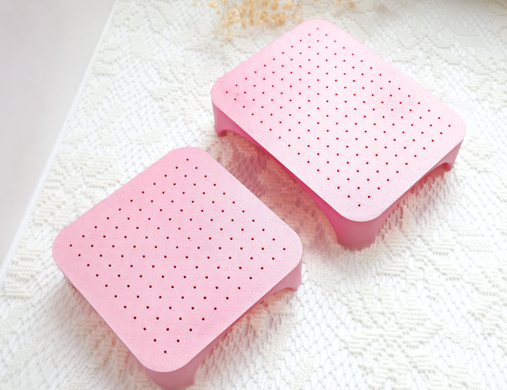 Stud Earrings Holder Stand – UV Resin Coated Display Organizer | Jewelry Display Stand for Earrings, Resin Craft Jewelry Storage