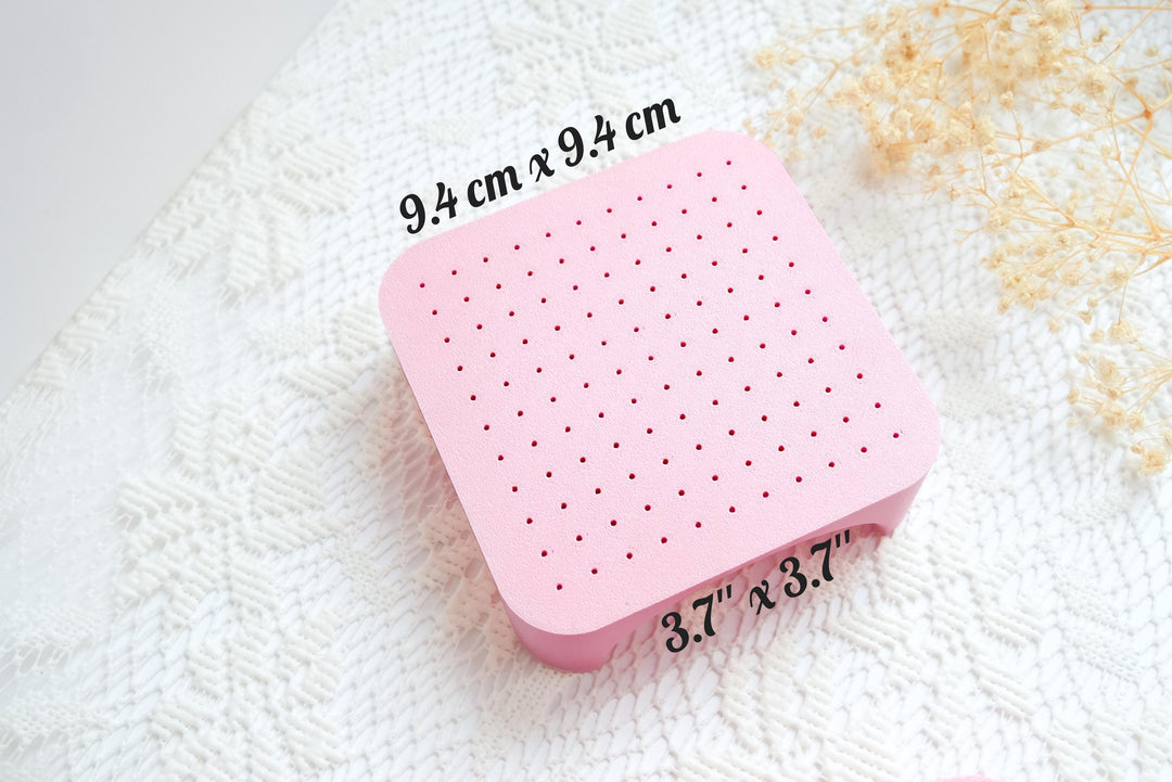 Stud Earrings Holder Stand – UV Resin Coated Display Organizer | Jewelry Display Stand for Earrings, Resin Craft Jewelry Storage