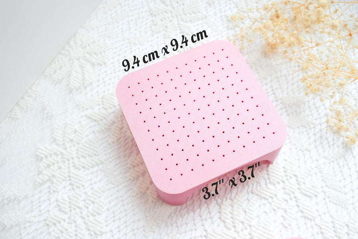 Stud Earrings Holder Stand – UV Resin Coated Display Organizer | Jewelry Display Stand for Earrings, Resin Craft Jewelry Storage