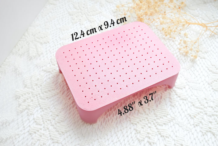 Stud Earrings Holder Stand – UV Resin Coated Display Organizer | Jewelry Display Stand for Earrings, Resin Craft Jewelry Storage