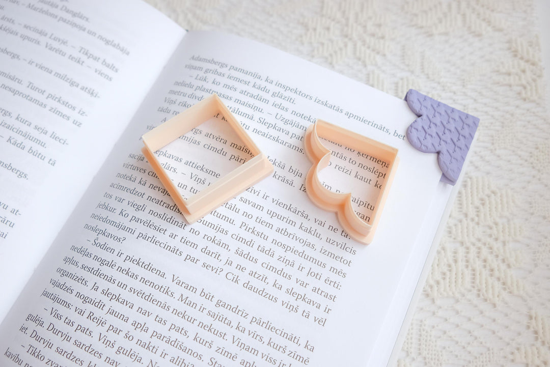 Book Corner Cutter Templates Set STL| Decorative Corner Shapes Mold| Scrapbooking & Craft Cutting Files | Digital Book Corner Designs