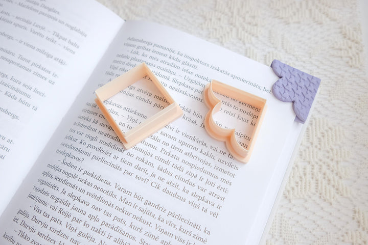 Book Corner Cutter Templates Set STL| Decorative Corner Shapes Mold| Scrapbooking & Craft Cutting Files | Digital Book Corner Designs