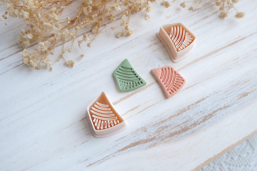 Abstract Boho Polymer Clay Cutter STL | Geometric Shape Earring Cutter | DIY Jewelry | 3D Print File  | 2.5cm–3.5cm | Digital Download