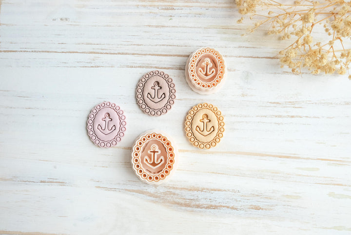 Anchor Polymer Clay Cutter STL | Sea Earring Cutter 30–50mm | Beach Clay Cutter Set | Summer Jewelry Tool Digital Download