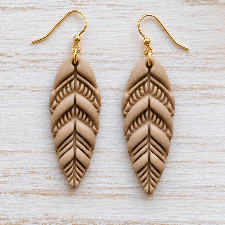 Boho Feather Polymer Clay Cutter STL, Feather Earring Cutter, 3D Printable Jewelry Tool, Digital Download, Sizes 35–50 mm